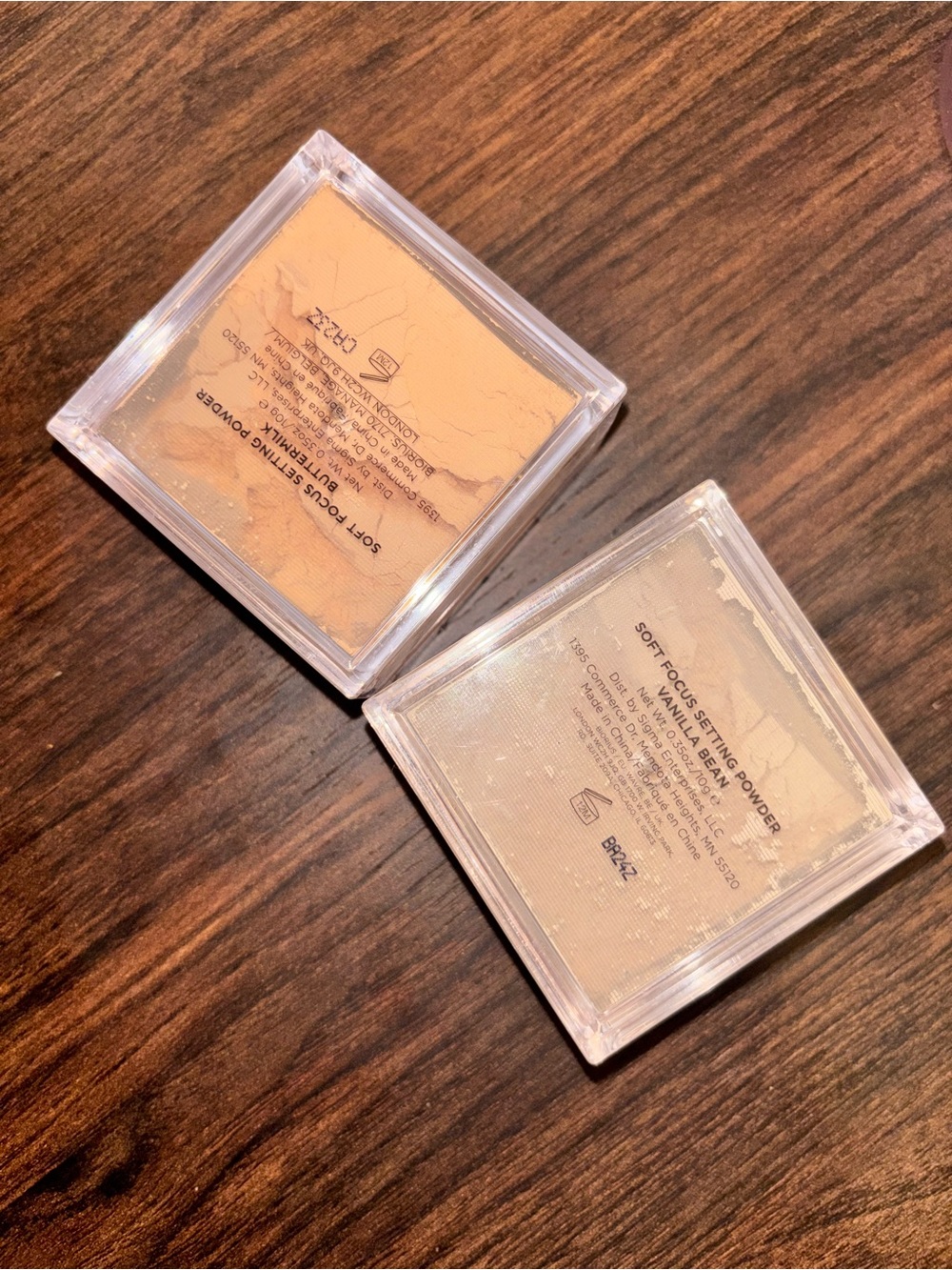 Sigma loose powders full sizes